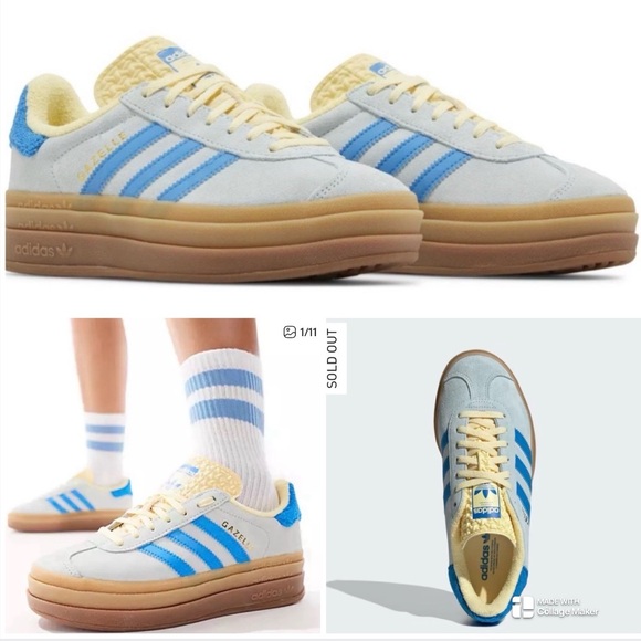 adidas gazelle silver green womens Adidas Gazelle Bold – DTLR main image 0